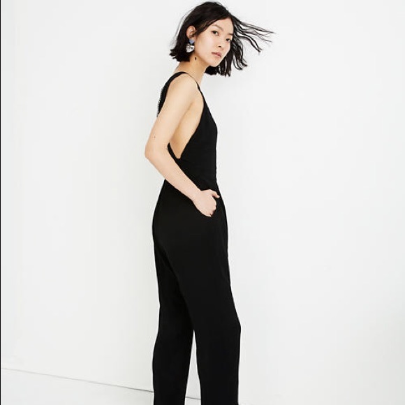 NWT Madewell Crisscross open back jumpsuit - Picture 3 of 7